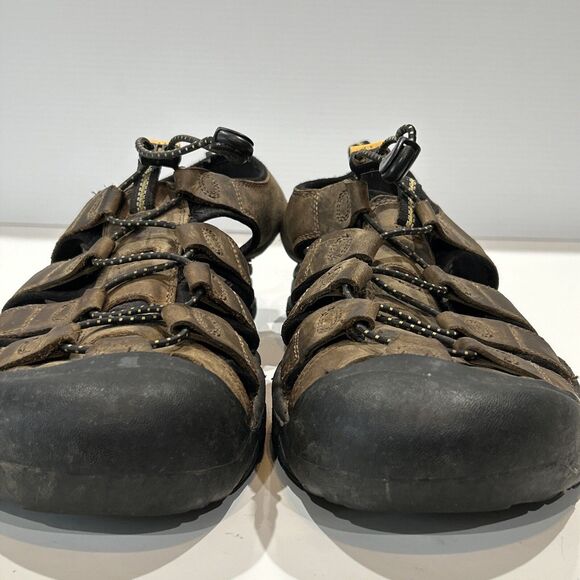 Keen Newport Waterproof Sandals Shoes Mens Size 13 US 47 EU Brown Leather Hiking main image 4